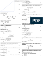 RUMUS TEKSAM (Simple Random Sampling Dan Stratified)