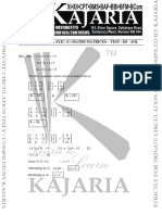 2023-24 Kajaria Syjc C Maths Matrices Test - III Sol