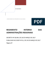 Regimento Interno Novo 2017