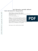 Michel Planat and Anne-Celine Baboin - Qudits of Composite Dimension, Mutually Unbiased Bases and Projective Ring Geometry