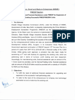 Prime Minister's Employment Generation Programme-Capital Subsidy For Upgradation of Existing PMEGP-REGP-MUDRA Units