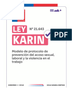 Protocolo Tipo para La Prevencion Del Acoso y Violencia en El Trabajo