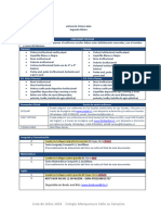 Lista de Utiles 2o Basico 2024 Manquecura Valle Lo Campino