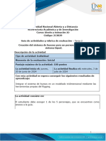 Guía de Actividades y Rúbrica de Evaluación - Unidad 1 - Tarea 2 - Creación Del Sistema de Huesos para Un Personaje 3D Con El Sistema Biped