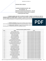 Conovocação Prova - 2º Semestre - Ato