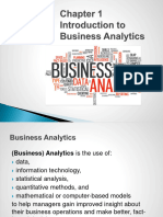 Topic 1 - Introduction To Business Analytics