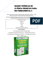 Atividade Teóricas de Educação Física - Ensino Fundamental 2