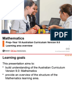 Ac9 Maths La Overview