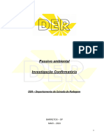 Relatório de Investigação Confirmatória Passivo Ambiental