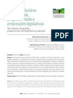 Reforma Tributaria Desigualdade Progressividade e Proposicoes Legislativas