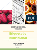 Guía para Etiquetado Nutricional Rev2021