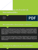 Biotecnología en El Sector de Biocombustibles