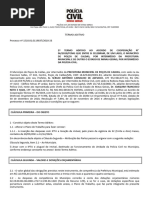 Oficios Recebidos 284 - 2022 - Acordo de Cooperacao 96 2019 - 1º Ta - Policia Civil - Geral