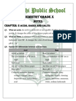 Chemistry Chapter # 2 Class X