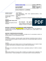 Msds Acido Sulfonico