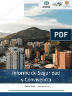 Informe de Seguridad y Convivencia Con Corte A Abril 2020