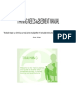 Training Needs Assesment Manual