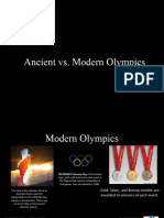 Ancient Vs Modern Olympics