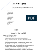 Unit Viii Lipids