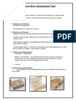 Timber Assessment Task Treasure Box Scaffold