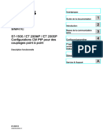 Simatic S7-1500 / Et 200Mp / Et 200Sp Configurations CM PTP Pour Des Couplages Point À Point