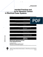 IEEE STD 519 1992 Harmonic Limits