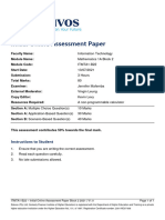 ITMTA1-B22 - Initial Online Assessment Paper Block 2 2021 (V1.0)