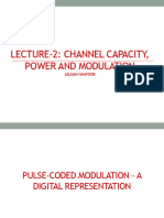 Lecture-2 Channel Capacity and Modulation