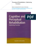 Cognitive and Perceptual Rehabilitation: Optimizing Function. ISBN 0323046215, 978-0323046213