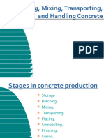 CE 308 Lec 7 Batching, Mixing and Transportation of Fresh Concrete