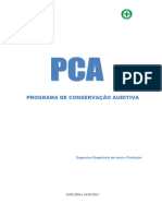 Programa de Proteção Auditiva - PCA