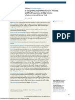 Association of Surgical Margin Distance With Survival in Patients With Resected Head and Neck Squamous Cell CarcinomaA Secondary Analysis of A Randomized Clinical Trial