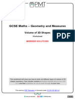 D. Volume of 3D Shapes