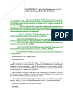 Decreto Supremo N 030-2002-PCM