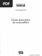 Gestão Democrática Da Escola Pública Vitor Paro