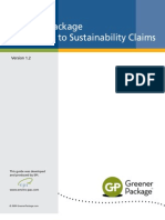 Greener Package Guidelines To Sustainability Claims: This Guide Was Developed and Produced by EPI