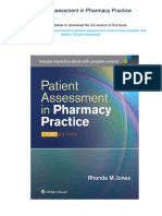 Patient Assessment in Pharmacy Practice. ISBN 1451191650, 978-1451191653