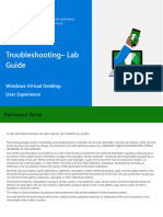 Troubleshooting - Lab Guide: Windows Virtual Desktop User Experience