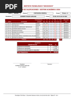 Instituto Tecnológico "Don Bosco" Boletín de Calificaciones - Gestion Académica I-2024