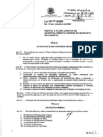 A - Lei #196 - 2006 - PLANO DIRETOR - Lagarto