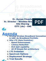 Driving Broadband Innovation in UAE Du LTE Evolution