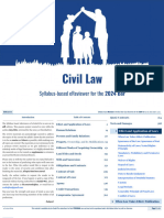 03 Civil Law Syllabus-Based eREVIEWER 2024 v2