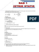 Fisika - Bab 1 - Listrik Statis - Materi