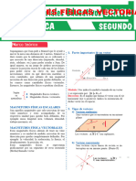 4 Magnitudes Físicas Vectoriales para Segundo Grado de Secundaria