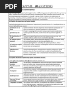 Capital Budgeting