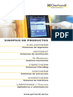 Brochure - Product Overview - Spanish