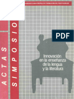 Ponencia Coseriu Acerca Del Sentido de La Enseñanza de La Lengua Literaria