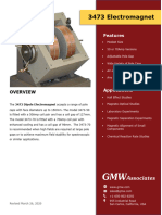 GMW Specifications 3473 Electromagnet