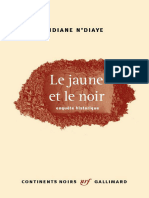 Le Jaune Et Le Noir Tidiane N'Diaye