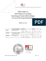 White Paper DER Effective Grounding Screening and Study Methodology TOV and TRV Study Methodology